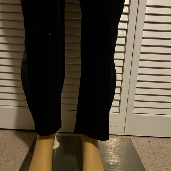 Pretty Belle Vere size 8 black velvet tuxedo look pants NWT - Picture 6 of 7